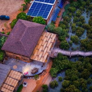 Letecký snímek ubytování Casa Mikoko Resort