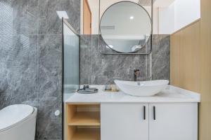 ห้องน้ำของ 安吉季意民宿 Jiyi Boutique Homestay, Anji, Huzhou