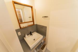 Koupelna v ubytování HOTEL fah