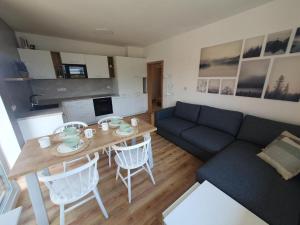 Kuchyň nebo kuchyňský kout v ubytování Apartmán AMALI Deluxe