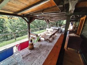 Balkón nebo terasa v ubytování Vacation House Spiritus Flumine