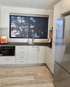 Aalen Lakeview Studio的厨房或小厨房