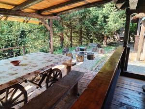 Balkón nebo terasa v ubytování Vacation House Spiritus Flumine