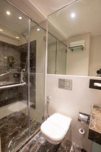 Koupelna v ubytování Hotel Bawa Continental