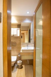 Koupelna v ubytování Hotel Bawa Continental