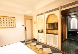 Kuchyň nebo kuchyňský kout v ubytování Hotel Bawa Continental