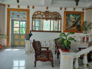 Clarks Resort The Archi`s Castle, Ajmer的休息区