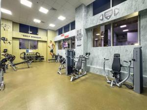 Fitness centrum a/nebo fitness zařízení v ubytování Luxury Apt in Business Bay Water canal view