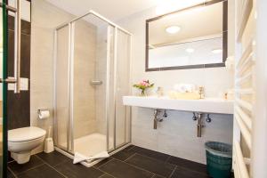 Kupatilo u objektu Hotel Auderer