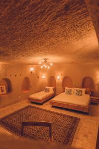 Posezení v ubytování Pinhan Cave Suites