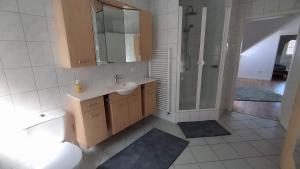 Ένα μπάνιο στο Große helle Gästewohnung +10 φωτογραφίες