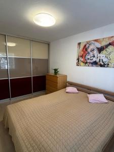 Postel nebo postele na pokoji v ubytování 3 izbový apartmán IGGI