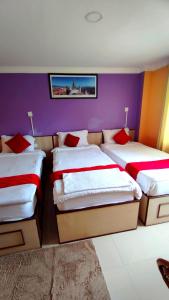 Postel nebo postele na pokoji v ubytování Hotel Tranquil