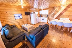 Kuchyň nebo kuchyňský kout v ubytování Brimnes Bungalows