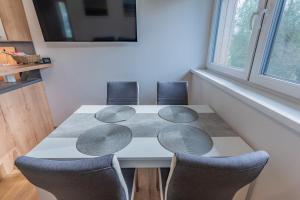 Kuchyňa alebo kuchynka v ubytovaní Apartmán Černá v Pošumaví