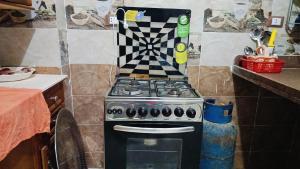 Kuchyň nebo kuchyňský kout v ubytování Siwa Shali Hostel