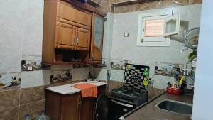 Kuchyň nebo kuchyňský kout v ubytování Siwa Shali Hostel