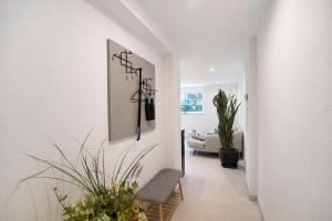 Postel nebo postele na pokoji v ubytování Haus Rickenbach + 37 fotografií