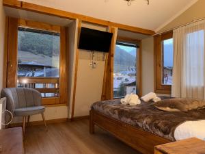 Una cama o camas en una habitación de Hotel Old Seti