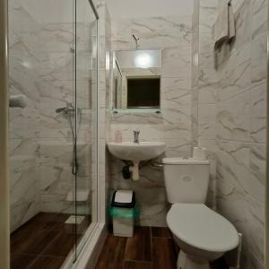 A bathroom at Rekreačné zariadenie Javorinka