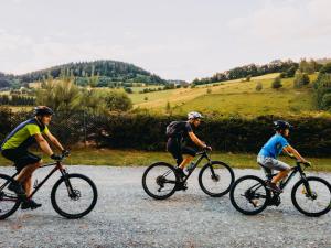 Jazda na bicykli v okolí ubytovania Sowie Klimaty
