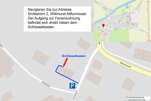 Certifikát, hodnocení, plakát nebo jiný dokument vystavený v ubytování Wohnung mit Wintergarten + 5 fotografií