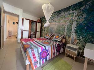Postel nebo postele na pokoji v ubytování Appartement F3 à proximité des plages