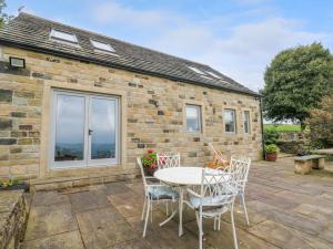 Bygningen som feriehuset ligger i