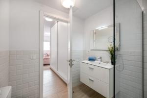 Koupelna v ubytování Casa Dang