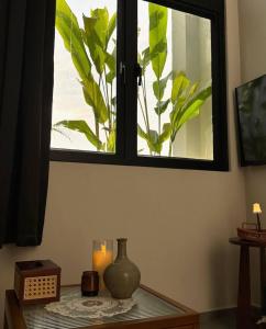 Et tv og/eller underholdning på Kors Loft Apartment + 5 billeder