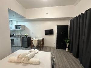 Η κουζίνα ή μικρή κουζίνα στο Davao City Studio Unit Condo near airport