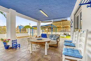 Χώρος καθιστικού στο Villa Mediterraneo