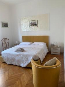 Postel nebo postele na pokoji v ubytování SoleMare Rooms Trieste