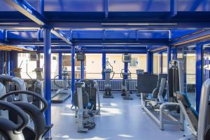 Fitness centrum a/nebo fitness zařízení v ubytování Hotel Europa Suites St Moritz