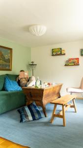 Posezení v ubytování Ferienhaus Alexandra in Ebensee