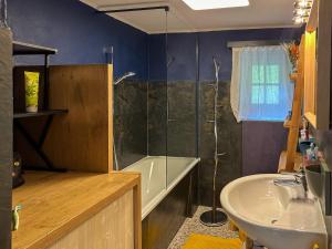 Koupelna v ubytování Ferienhaus Alexandra in Ebensee