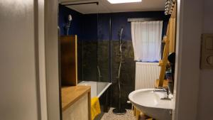 Koupelna v ubytování Ferienhaus Alexandra in Ebensee