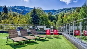 Widok na góry z tego apartamentu