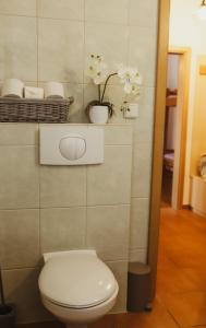 Koupelna v ubytování Apartmán U Tří smrků