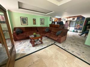 Posezení v ubytování Hotel El Bosque