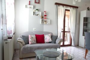 Χώρος καθιστικού στο Apartman SAN