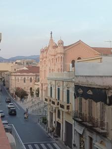 The surrounding neighborhood or a neighborhood close to a panziókat