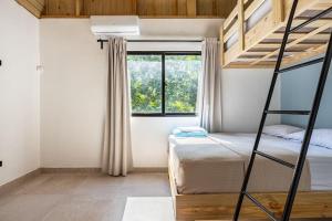 Letto o letti in una camera di Casa Latte