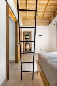 Letto o letti in una camera di Casa Latte