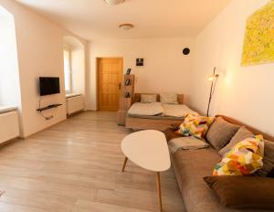 TV a/nebo společenská místnost v ubytování PARADAJS City Center Apartments - 24h self check-in & free private parking