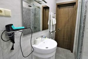 Koupelna v ubytování Hotel Giorgi Tbilisi