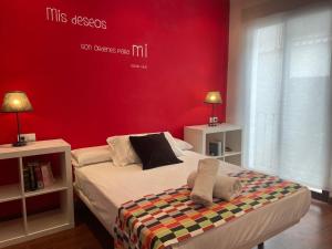 Posteľ alebo postele v izbe v ubytovaní Apartamentos Inside Paseo de los Tristes