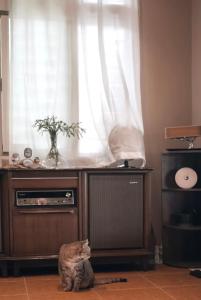 Kuchyň nebo kuchyňský kout v ubytování Dew&Plum 白露梅室 + 23 fotografií