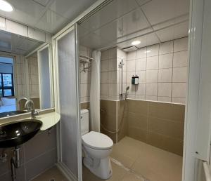 Koupelna v ubytování 慢且洄瀾文旅 Bantshiann Hualie Hotel