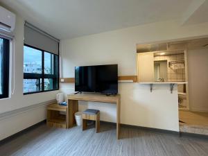 Kuchyň nebo kuchyňský kout v ubytování 慢且洄瀾文旅 Bantshiann Hualie Hotel